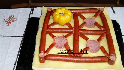 Slaný dort - sporák