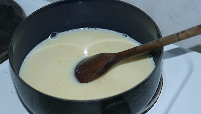 Zalévané piškoty, Krém