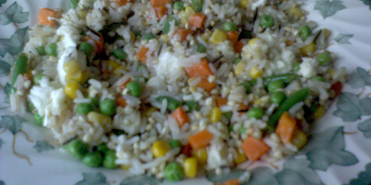 Rýže a pohanka se zeleninou