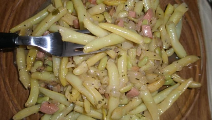 Česnekové fazolky na citronovém pepři