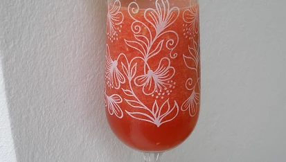 Ledový melounový drink