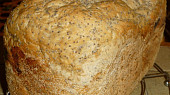 Makový chleba s kváskem a semínky