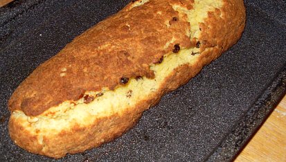 Tvarohová štola od babičky, upečená