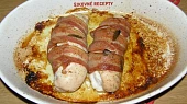 Kuřecí kapsa s kozím sýrem, Po pečení