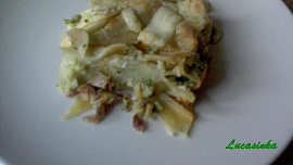 Lasagne s brokolici a hlivou