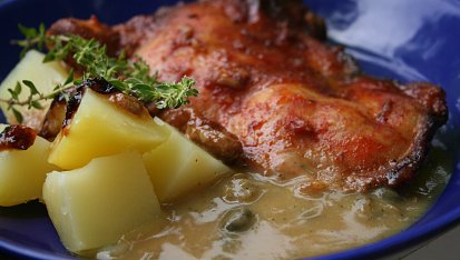 Kuře na kaparech
