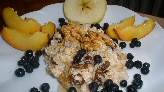 Zdravé müsli s ovocem