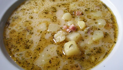 Česnečko-bramboračka