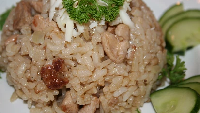 Kuřecí risotto z české kantýny