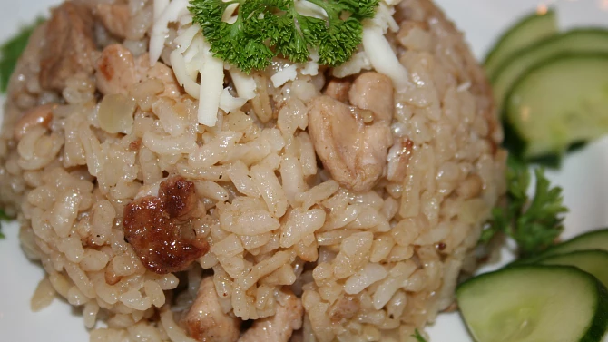 Kuřecí risotto z české kantýny