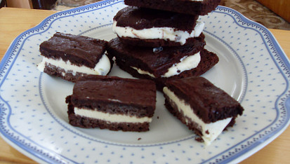 Sendviče Ice cream, hotový moučník