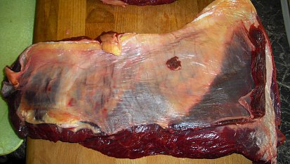 Hovězí pupek na žampionech, Hovězí pupek na žampionech