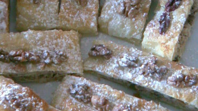 Jablečno-tvarohový závin