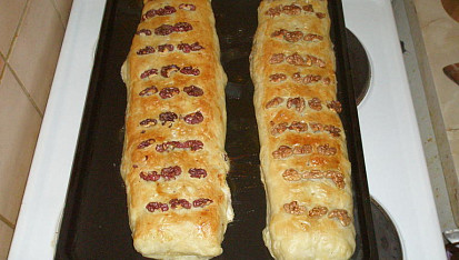 Jablečno-tvarohový závin
