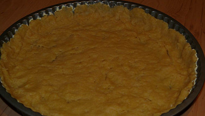 Rebarborovo-švestkový koláč