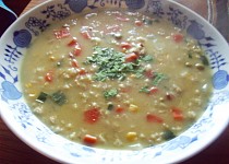 Drožďovo-vločková polévka