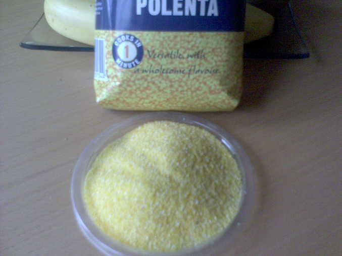 Polenta - základní recept, polenta v syrovem stavu
