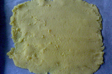 uvarena polenta na plechu