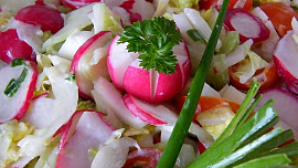 Ředkvičkový pikantní salát