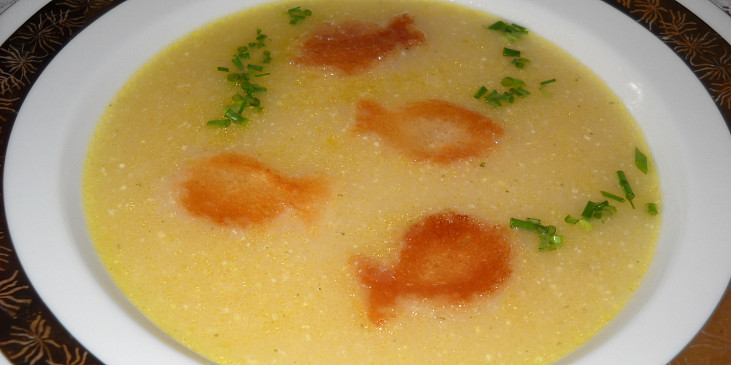 Chřestová polévka ze zbytků