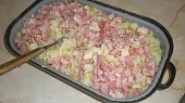 Šunkofleky s bazalkou