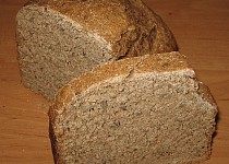 Grahamový špaldový kváskový chléb