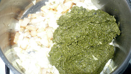 Vejce v špenátovém hnízdě