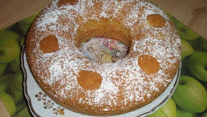Pudinková bábovka s vůní banánů