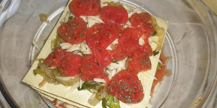 Lasagne podle Kroupovky (dokončení před pečením)