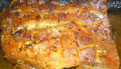 Selský pečený bůček, SELSKÝ BŮČEK