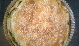 Slaný koláč z listového těsta