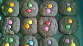 Lentilkové cookies s bílou čokoládou
