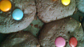 Lentilkové cookies s bílou čokoládou