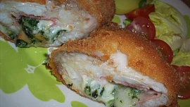 Plněné kapsy z pangasia