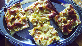 Božský reveňový koláč (jako dortík)