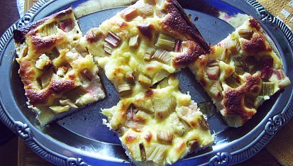 Božský reveňový koláč (jako dortík), Božský reveňový koláč