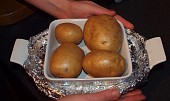 Zapečená dýně s bramborami (Je potřeba to zatížit aby se ve smetaně peklo vše a ne jen spodní vrstva)