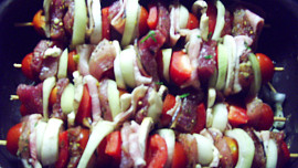 Gyrosový špíz z trouby