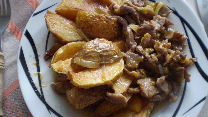 Kuřecí nudličky na mandarinkách, Přeju dobrou chuť.