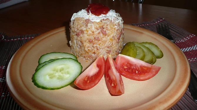 Rizoto z kuřecí sekané