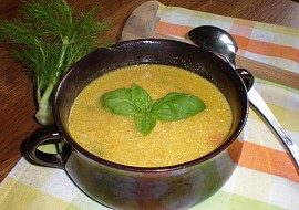 Krémová polévka z mrkve a fenyklu