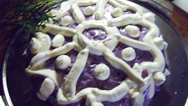 Lila dort- borůvkový