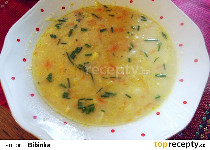 Kapustovo-květáková polévka se smetanou
