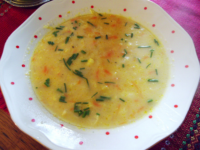Kapustovo-květáková polévka se smetanou, Kapustovo-květáková polévka se smetanou