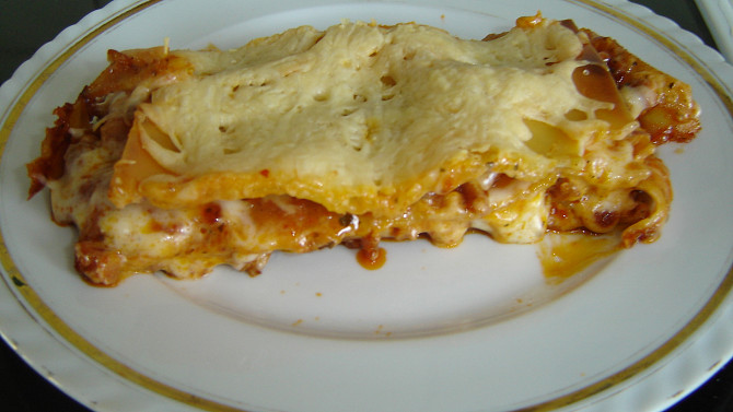 Lasagne s mletým masem