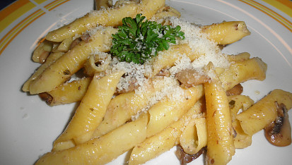 Penne ai Funghi (penne na houbách)