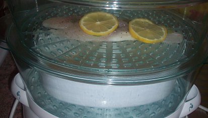 Rybí filet na citronu  (Parní hrnec)