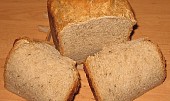 Lehoučký pivní kváskový chléb (krajíce se lehce prohnou do oblouku)