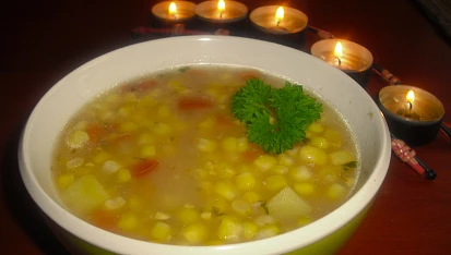 Kukuřičná lahůdková polévka
