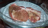 Vepřové maso na česneku se zeleninou-(Parní hrnec), spodní patro